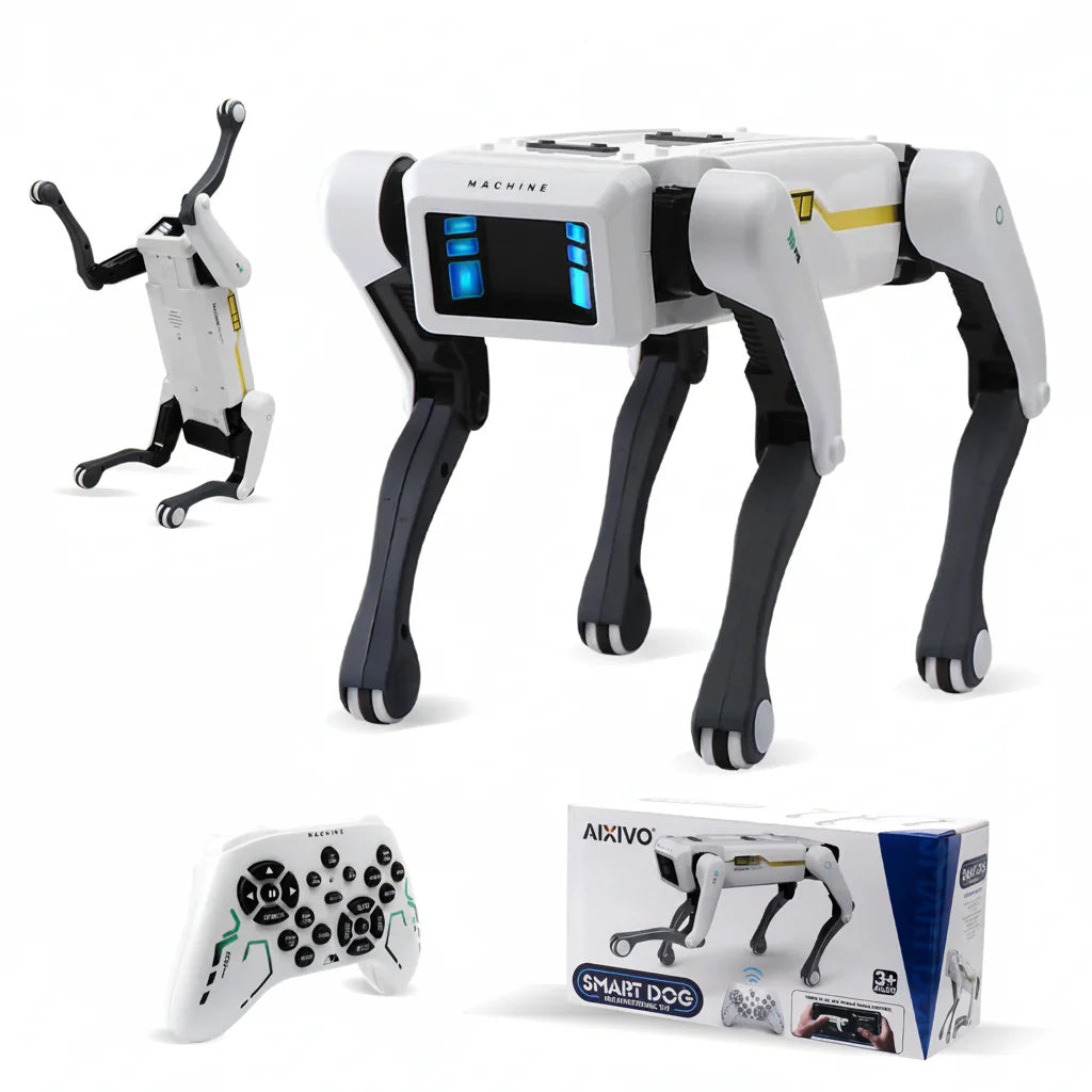 AI Robot Dog RC Toy with Voice Interaction App Control Programmable Singing Dancing Robot Dog