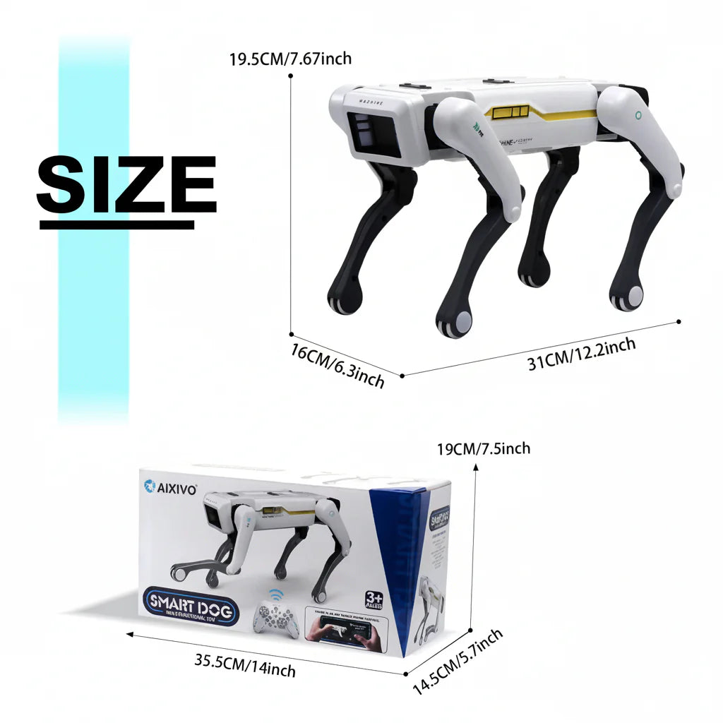 AI Robot Dog RC Toy with Voice Interaction App Control Programmable Singing Dancing Robot Dog
