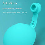 2-in-1 Portable Dog Water Bottle – Leak-Proof Travel Bowl (Stainless Steel)