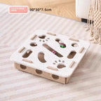 Cat Puzzle Toy Felt Play Box – Interactive Indoor Exercise Toy with Ball
