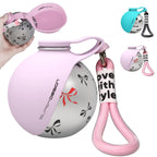 2-in-1 Portable Dog Water Bottle – Leak-Proof Travel Bowl (Stainless Steel)